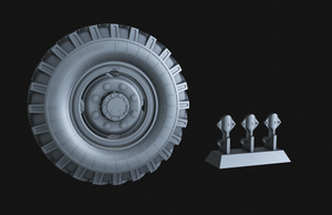 Panzer Art RE35-535 ZiL-131 road wheels 1/35 – obrázek 3