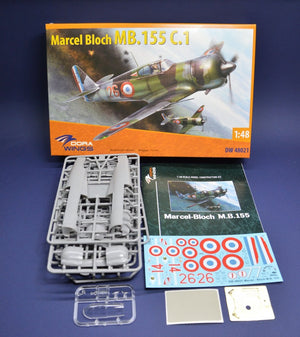 Dora Wings 48021 Marcel-Bloch MB.155С 1/48 – obrázek 3