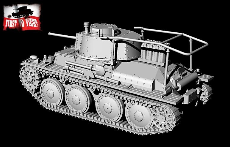 First To Fight PL116 German Light Tank Pz.Kpfw 38(t) Ausf E/F 1/72 – imagen 2