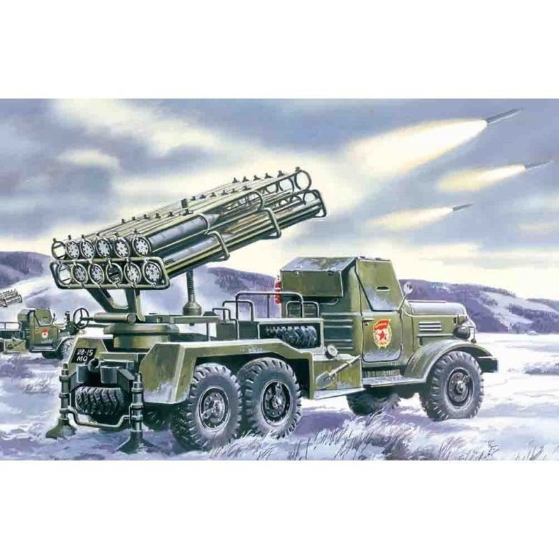 ICM 72591 BM-24-12 Soviet Mutiple Launch Rocket System 1/72