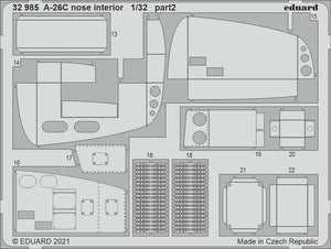 Eduard 32985 A-26C nose interior HOBBY BOSS 1/32 – Bild 2
