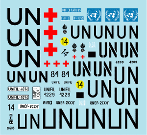 Star Decals 35-905 Peacekeepers in the Middle East 1 1/35 – immagine 3