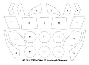 Trumpeter 05113 ACH-47A Armored Chinook 1/35 – image 3