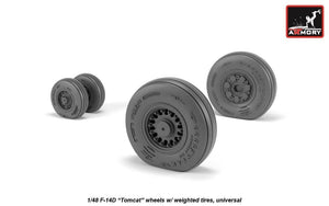 Armory Models AW48327 F-14D Tomcat late type wheels w/ weighted tires 1/48 – image 4