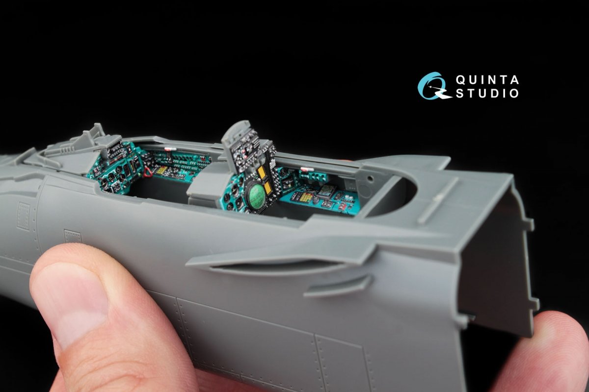 Quinta Studio QD48027 MiG-31B 3D-Printed &amp;amp; colored Interior on decal paper (for AMK kit) 1/48 – Bild 7