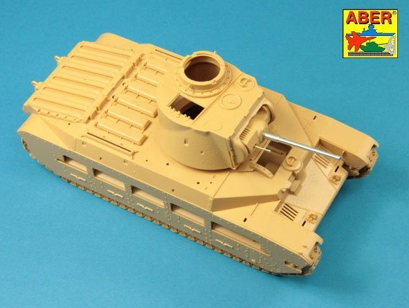 Aber 35L-227 Late barrel for Valentine Mk.II to VII or Matilda Mk.III/IV with Besa MG barrel 1/35 – image 4