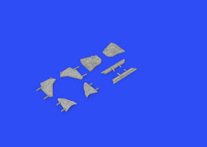 Eduard 648594 MiG-19 wheel well doors 1/48 EDUARD, TRUMPETER – Bild 2
