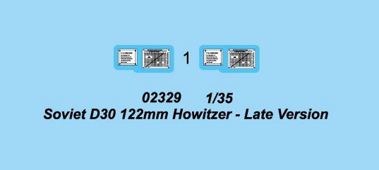 Trumpeter 02329 Soviet D-30 122mm Howitzer - Late Version 1/35 – image 4