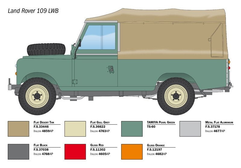 Italeri 3665 Land Rover 109 LWB 1/24 – image 8