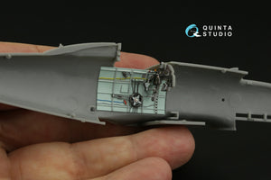 Quinta Studio QD48389 Macchi C.202 Folgore Early Intérieur imprimé en 3D et coloré sur papier décalcomanie (Hasegawa/Eduard) 1/48  – image 9