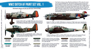 Hataka BS107 WW2 Dutch AF Paint Set Vol. 1 set 6x17 ml – immagine 3