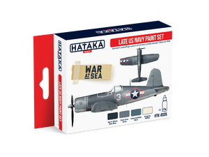 Hataka HTK-AS05 Late US Navy paint set 4x17ml – Bild 3