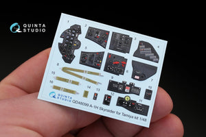 Quinta Studio QD48099 A-1H 3D-Printed &amp;amp; colored Interior on decal paper (for Tamiya kit) 1/48 – immagine 2
