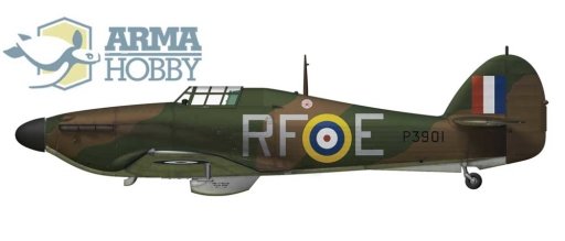 Arma Hobby 70020 Hawker Hurricane Mk.I Squadron 303 1/72 – obrázek 4