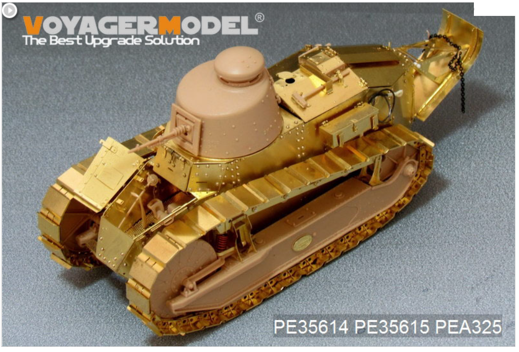 Voyager Model PE35614 WWI French Renault FT-17 (Cast turret type)basic For MENG TS-008 1/35 – image 2