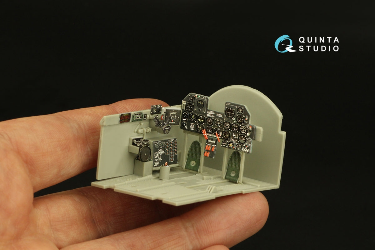 Quinta Studio QD32187 P-47D Thunderbolt Bubbletop (Late) 3D-Printed colored Interior on decal paper (Trumpeter) 1/32 – image 9