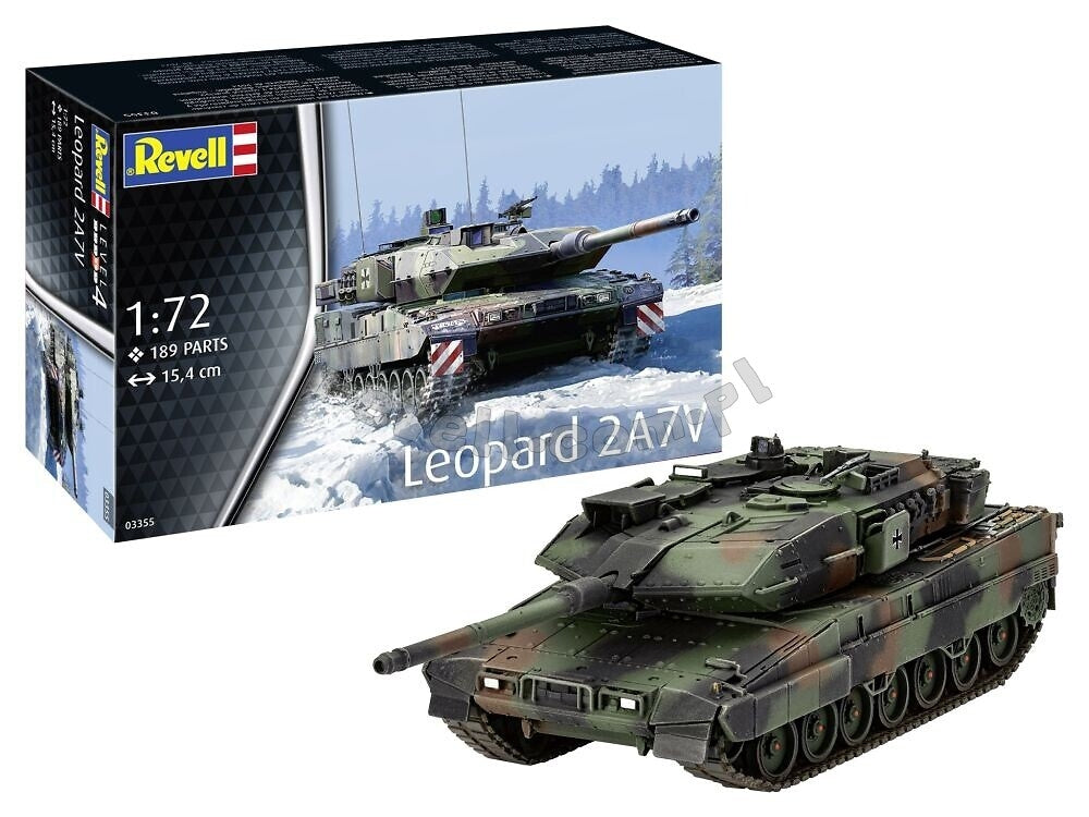 Revell 63355 Leopard 2 A7V Model Set 1/72 – image 2