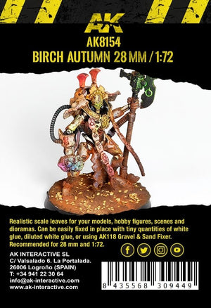 AK Interactive AK8154 BIRCH AUTUMN LEAVES 28MM 1/72 – image 3