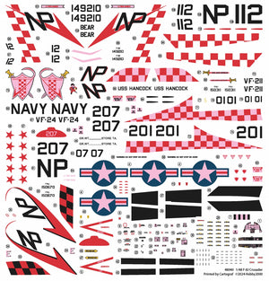 Hobby 2000 48040 F-8J Crusader ( Hasegawa + CARTOGRAF + MASKS ) 1/48 – image 3