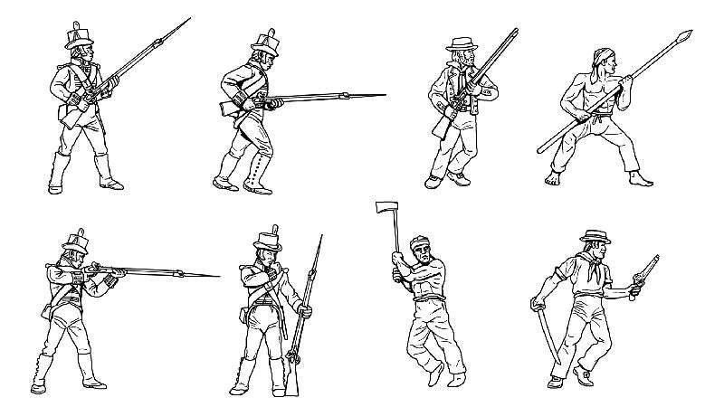 Hat 8325 British Marines and Sailors 1/72