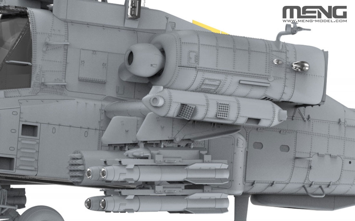 Meng Model QS-004 Boeing AH-64D Apache Longbow Heavy Attack Helicopter 1/35 – Bild 3