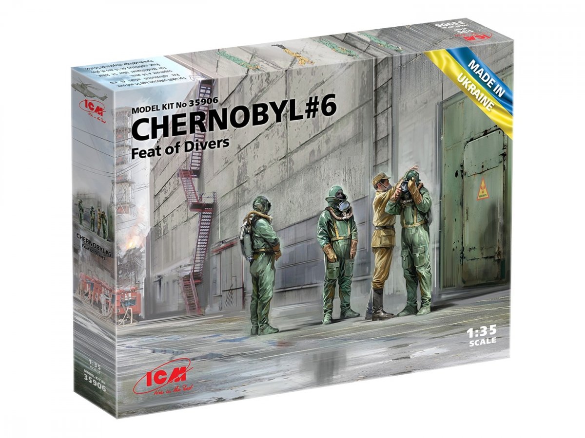 ICM 35906 Chornobyl #6 Feat of Divers 1/35 – image 2