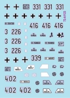 Star Decals 72-A1123 SdKfz 250 &amp;#39;neu&amp;#39; # 2 SdKfz 250/1, SdKfz 250/3 and SdKfz 250/7 - Waffen-SS markings 1/72 – image 3