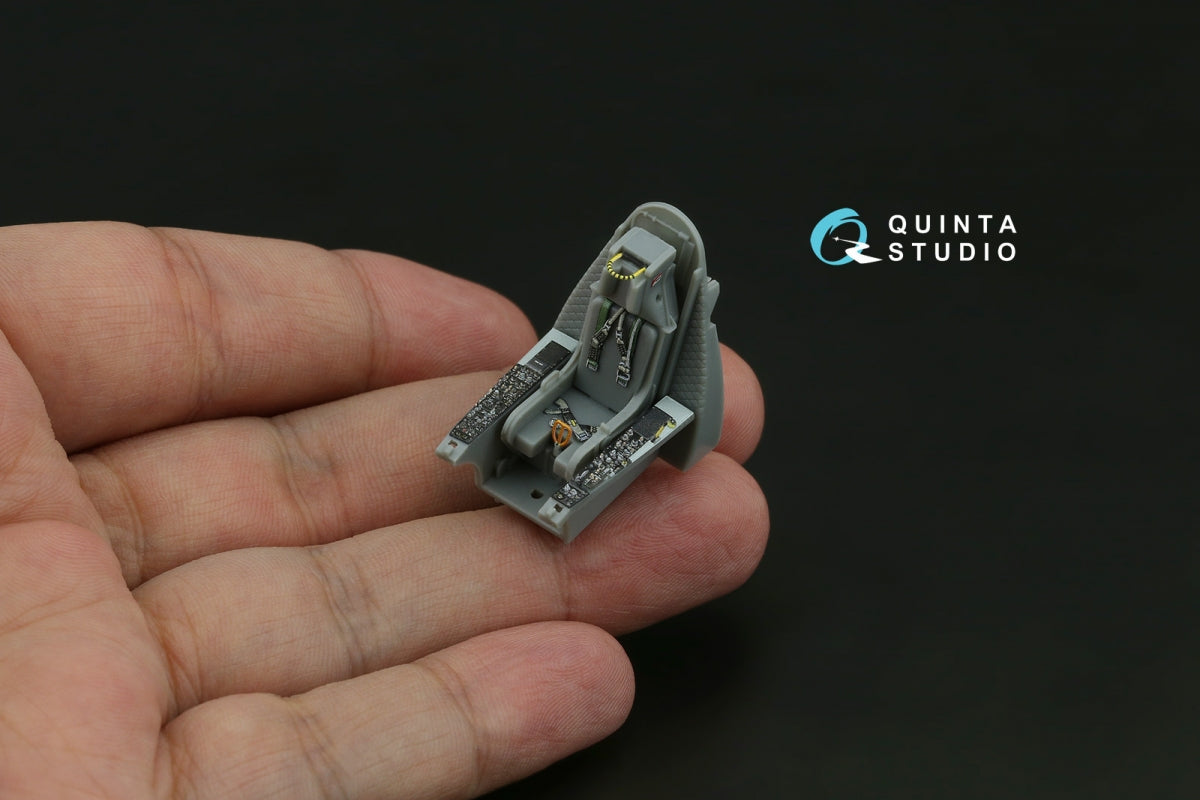 Quinta Studio QD48619 A-4C Skyhawk 3D-Printed &amp; coloured Interior on decal paper ( Hobby Boss ) 1/48