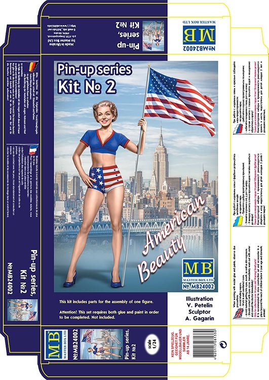 Master Box 24002 Pin-up series Kit No. 2 Betty 1/24 – Bild 3