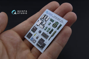 Quinta Studio QD35022 KAMAZ K-4386 Typhoon VDV family 3D-Printed &amp;amp; colored Interior on decal paper (for RPG-model kit) 1/35 – image 3