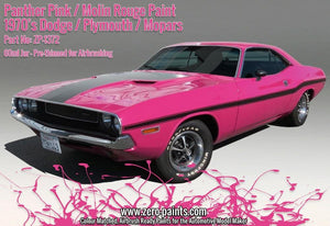 Zero Paints ZP-1372 Panther Pink /Moulin Rouge Paint - 70&amp;#39;s Dodge, Plymouth, Mopar 60ml – image 3