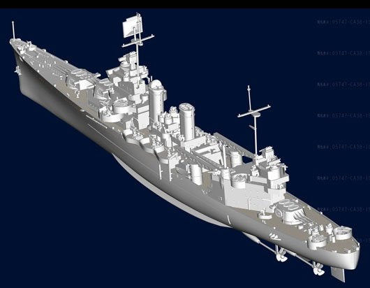 Trumpeter 05747 USS San Francisco CA-38 1944 1/700 – obrázek 5