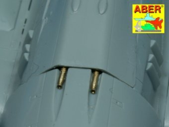 Aber A48 011 Set of 4 barrel tips for German 13 mm MG 131 aircraft machine gun (1/48 – obrázek 4