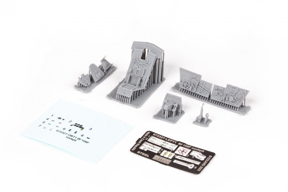 Eduard 672327 Bf 109F cockpit PRINT EDUARD 1/72 – immagine 3