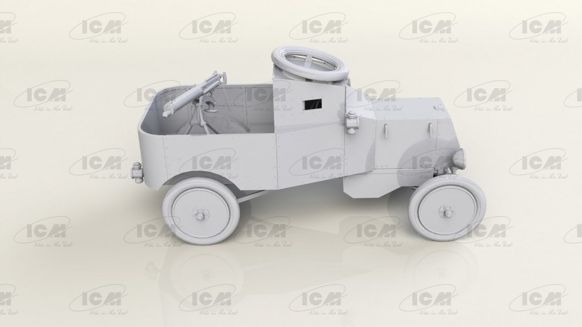 ICM 35670 Model T RNAS Armored Car with WWI British Tank Crew 1/35 – obrázek 9