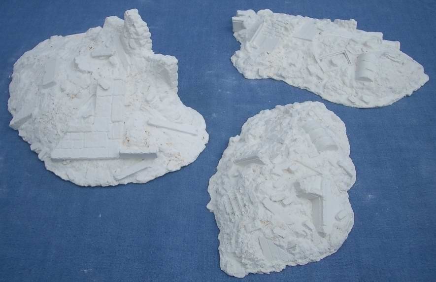 RT-Diorama 35127 Rubble, debris pile set (3 pcs.) 1/35 – image 4