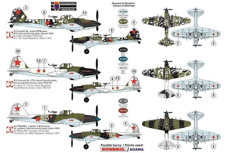 Kovozavody Prostejov KPM0136 Iljusin IL-2 &amp;quot;Station d&amp;#39;artillerie provisoire&amp;quot; 1/72 – image 2