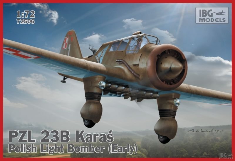IBG 72506 PZL 23B Karaś Polish Light Bomber early 1/72