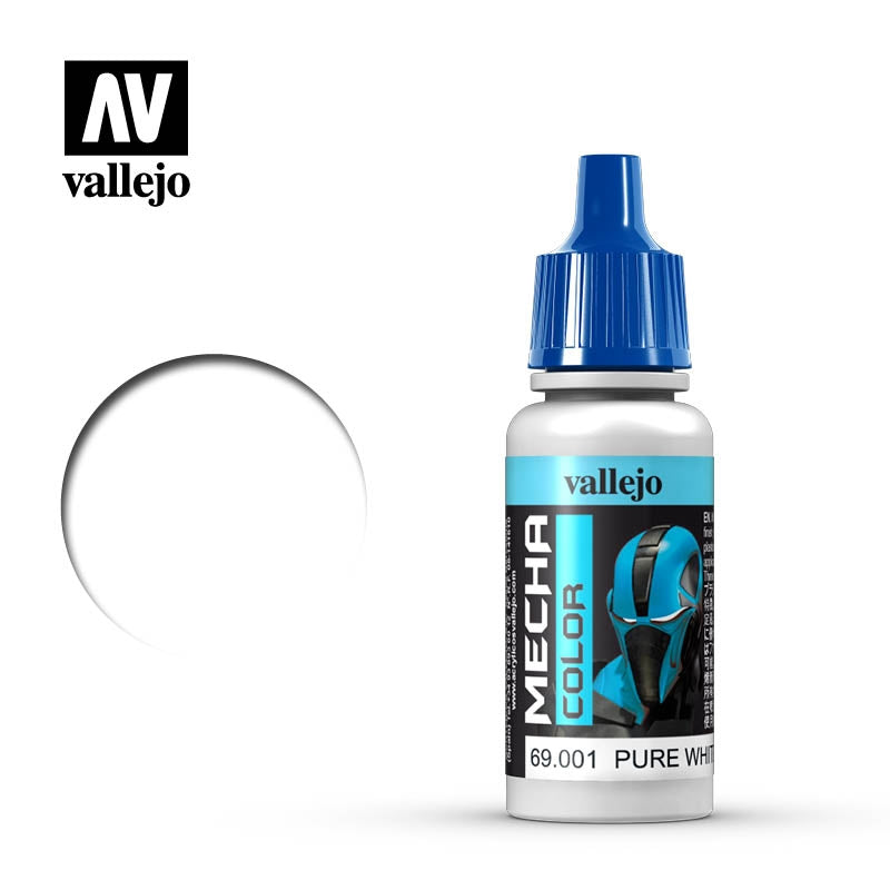 Vallejo 69001 Mecha Color - Pure White (Matt) 17ml