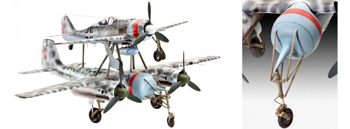 Revell 04824 TA 154 Mistel &amp;amp; Focke Wulf Fw 190 (1/48) – Bild 3