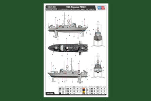Hobby Boss 82005 USS Pegasus PHM 1 1/200 – Bild 3
