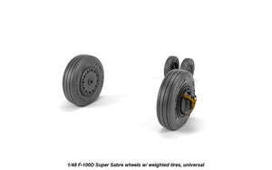 Armory Models AW48316 F-100D Super Saber wheels w/ weighted tires 1/48 – image 4