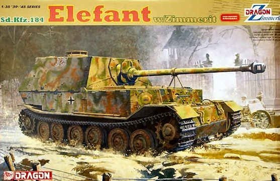 Dragon 6465 Sd.Kfz.184 Elefant w/Zimmerit 1/35