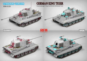 Rye Field Model 5125 German King Tiger Ausf.B Sd.Kfz.182 Henschel Turret 1/35 – zdjęcie 2