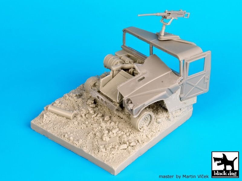 Black Dog D35018 Destroyed Humvee base 1/35 – Bild 6