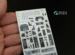 Quinta Studio QD48073 F-105G 3D-Printed &amp;amp; colored Interior on decal paper (for HobbyBoss kit) 1/48 – Bild 5