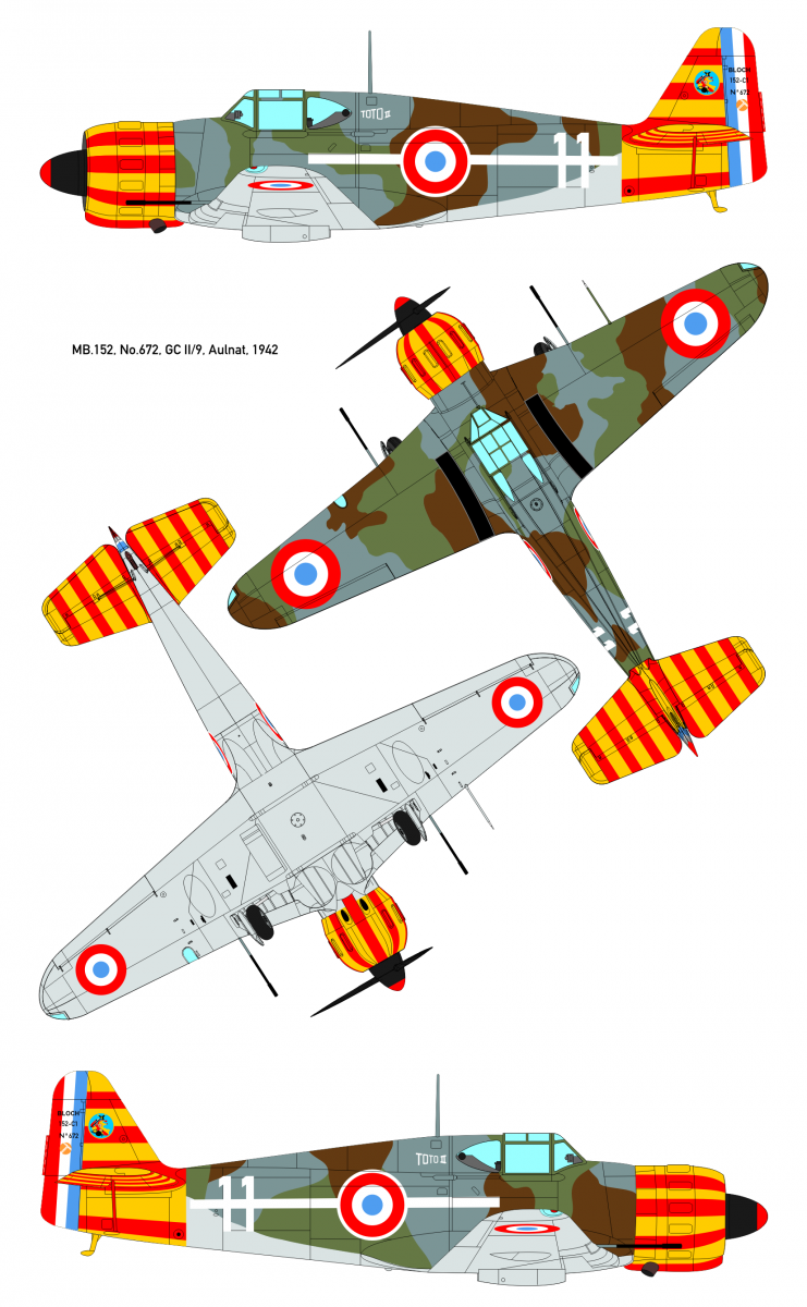 Dora Wings 48019 Bloch MB.152 1/48 – immagine 4