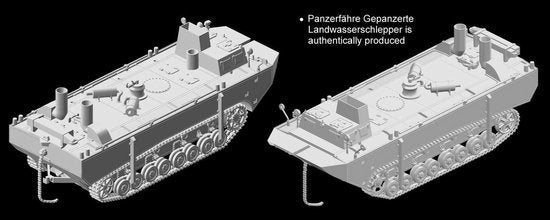 Dragon 7490 Panzerfahre Gepanzerter Landwasserschlepper Prototype Nr.II 1/72 – image 6
