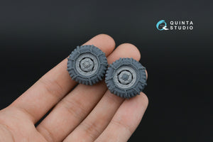 Quinta Studio QT35012 Dodge WC Family tire set with chains (Zvezda) 1/35 – image 7