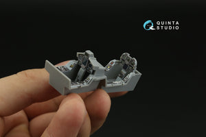 Quinta Studio QDS-48373 F/A-18F late / EA-18G 3D-Printed &amp;amp; colored Interior on decal paper (Hobby Boss) (small version) 1/48 – image 7